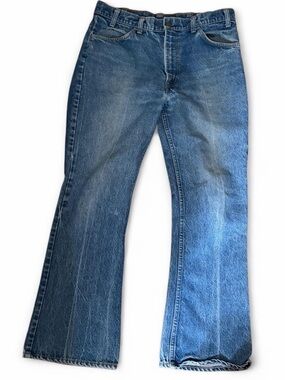 VINTAGE 1983 LEVI'S 646 ORANGE TAB BELL BOTTOMS